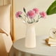 thumbnail image 1 of Jarrón decorativo de cerámica, soporte moderno para plantas, adorno de escritorio, jarrón decorativo hecho a mano para escritorio de boda, estante para chimenea Blanco, 1 of 8