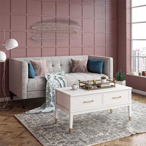 CosmoLiving by Cosmopolitan Westerleigh LiftTop Coffee Table, White