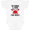 thumbnail image 3 of Inktastic Nonna and Pops Love Me Grandchild Boys or Girls Baby Bodysuit, 3 of 5