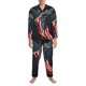 thumbnail image 3 of Balery American Flag Pijama para Hombre de Dos Piezas con Manga Larga, Conjunto de Dormir y Descanso Suave con Bolsillos-Medium, 3 of 7