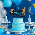thumbnail image 3 of Decoración para Pastel STATWTHMA Pesca Feliz Cumpleaños 10x15 cm, 3 of 7