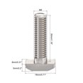 thumbnail image 2 of Uxcell M8x30mm T-Slot Drop-in Stud Sliding Bolt Carbon Steel 20 Pack, 2 of 4