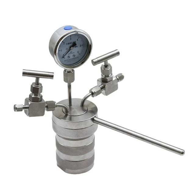 Hydrothermal Synthesis Autoclave Reactor Vessel +inlet Outlet Gau 100ml 6Mpa ,Wide Application