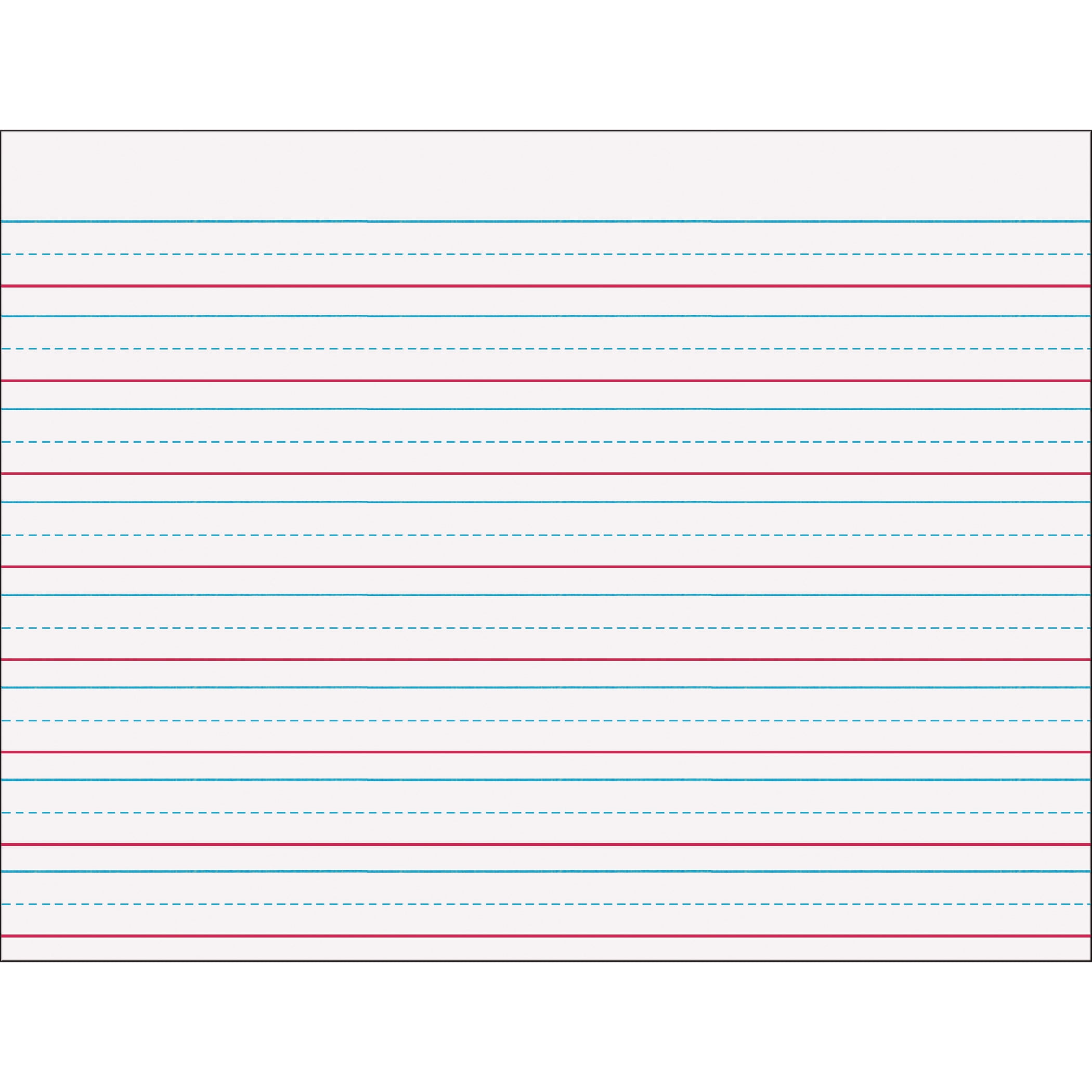 Pacon Multi-Sensory Raised Ruled Tablet, Tape Bound, 5/8" x 5/16" x 5/16" Ruled Long, 10-1/2" x 8", 40 Sheets, Pack of 3