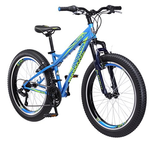 mongoose blue mountain bike