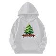 thumbnail image 3 of Sudadera con capucha para niñas y niños, sudadera de manga larga con cuello redondo y estampado de moda, jersey con bolsillo, sudadera de poliéster para niñas, 3 of 8