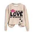 thumbnail image 3 of Chandails à Capuchon pour Femmes Mode Décontractée Manches Longues Col Rond Imprimé Sweat à Capuche Sans Capuche, 3 of 3