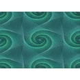 thumbnail image 1 of Ahgly Company Machine Washable Indoor Rectangle Transitional Dark Turquoise Green Area Rugs, 4' x 6', 1 of 7