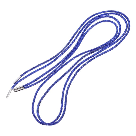 SEWCHICS Dark Rhinestone Shoe Laces Sparkling Sneakers Accessories for Casual and Athletic Wear, 1 Pair