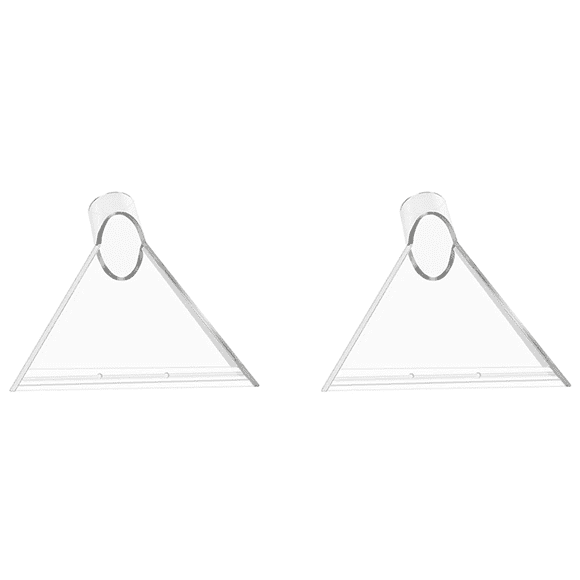 2X Extractor Tool Clear Head for Upholstery & Carpet Cleaning, Car Detailing Vacuum Wand for Portable Extractors A