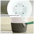 thumbnail image 4 of Leodye 1PCS Water Absorbent Root Control Plant Pot Detachable Plastic Planter Simple Design Cultivation Container for Pothos Indoor Green Plant Growing -4.92x4.92in, 4 of 7
