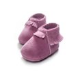 thumbnail image 7 of Kids Baby Shoes PU Suede Leather Newborn Boys Girls Soft Shoes Fringe Soft Soled Non-slip Footwear Crib First Walkers, 7 of 7