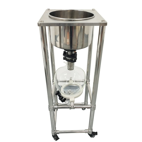 Lab Vacuum Suction Filter Device Stainless Steel Vacuum Funnel Filtration Equipment 10L