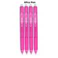 thumbnail image 1 of 0.7mm Magic Erasable Pen Press Gel Pen Set 8 Colors Erasable Refill Rod Gel Ink Stationery Retractable Pens Washable Handle Rod Pink-4pen, 1 of 6