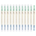 thumbnail image 1 of Uxcell Highlighter Pen, 12 Pack Double Ended Highlighter Broad Tips Marker Pens Studying Supplies for Office Home Daily Use, Blue/Green, 1 of 6