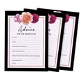 thumbnail image 1 of Inkdotpot Advice For The BrideCardsSet Of 50FloralBridal Shower Activity Game, 1 of 7
