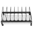 thumbnail image 4 of Dish Drying Rack Tableware Storage Shelf Plate Holder with Tray Drainer Cabinet Kitchen Organizer Black, 4 of 6