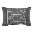 thumbnail image 4 of Nanshing Bryan 6 Piece Glam Geometric Comforter Set Beige/Taupe Queen, 4 of 5