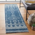 thumbnail image 2 of SAFAVIEH Tunisia Earnestine Geometric Runner Rug, Navy/Ivory, 2' x 8', 2 of 8