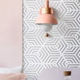 thumbnail image 2 of Injueey Lámpara de pared de estilo nórdico de hierro para dormitorio, instalación sencilla y moderna, luz nórdica de pared de larga vida Iluminación y accesorios rosa, 2 of 6