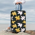 thumbnail image 4 of Uemuo Lilies Flowers Printed Washable Luggage Cover - Fashion Suitcase Protector Fits 18-32 Inch Luggage -X-Large, 4 of 9