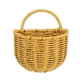 thumbnail image 2 of Clearance & Promo,Baskets,Imitation Rattan Makeup Storage Basket, Retro Wall-Mounted Portable Multi-Functional Storage Basket for Home and Kitchen, | Plastic, B-711 MIANHT, 2 of 9