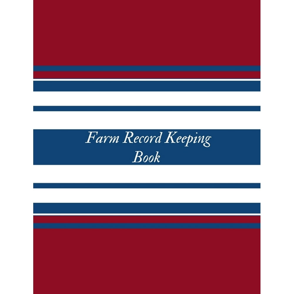 Farm Record Keeping Book Farm Management Record Keeping Book, Farmers