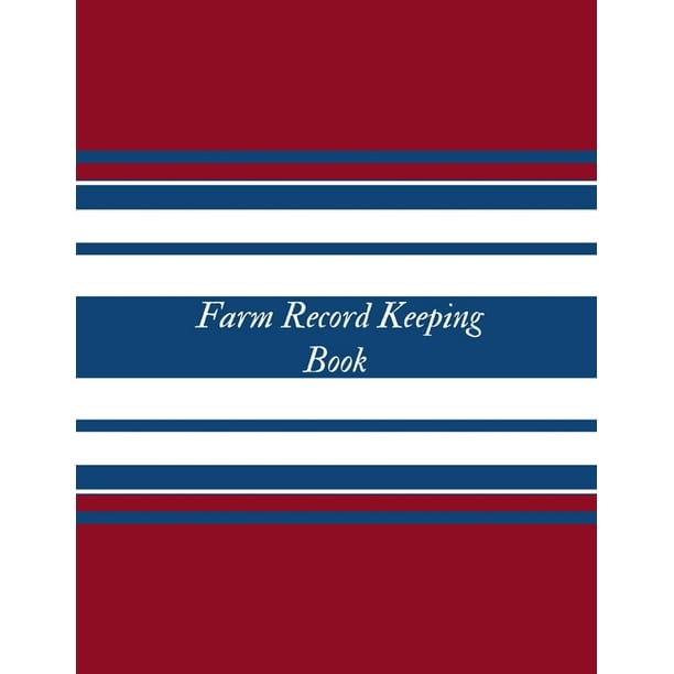 Farm Record Keeping Book Farm Management Record Keeping Book, Farmers