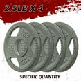 thumbnail image 3 of Signature Fitness Cast Iron Weight Plates for Strength Training, Fits 2-Inch Barbell, Multiple Size Options, 3 of 7