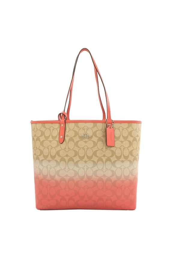 Pre-Owned Coach F66885 Reversible Signature Gradient Tote Bag PVC Women's COACH