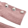 thumbnail image 5 of Lroplie Womens Tops Plus Size Round Neck Long Sleeve Shirts for Women Fashion Bow Collar Solid Buttons Sleeve Knitted Sweater Warm Top Clothes Pink 2023 3XL, 5 of 8