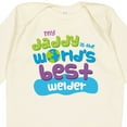 thumbnail image 4 of Inktastic Daddy Worlds Best Welder Boys or Girls Long Sleeve Baby Bodysuit, 4 of 5