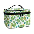 thumbnail image 2 of HELLHERO Easter Egg Pattern Polyester Makeup Beauty Bag with Slip-in Pockets Durable 8.86 x 6.5 x 5.9 Inches Makeup Cosmetic Bag with Large Capacity Light Gifts, 2 of 6