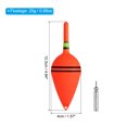 thumbnail image 2 of 1oz Lighted Fishing Slip Bobbers EVA Light Up in Red Fishing Float with Battery, 2 Pack, 2 of 5