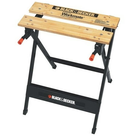 Black & Decker Workmate Portable Project Center and Vise - 350 lb Load Capacity - Steel, Wood, Steel Frame, Tabletop, Leg -