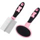 thumbnail image 1 of Kit de cepillo y peine para el cuidado de perros WEIHJMXG 2 piezas rosa, 1 of 5