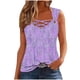 thumbnail image 2 of Puntoco Camisetas sin mangas para mujer Camiseta sin mangas con estampado de mujer Camiseta sin mangas suelta, 2 of 4