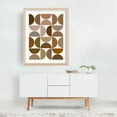 thumbnail image 3 of Mid-Century Modern Semicircles Browns+Creams - Digital Art Geometric Pattern Modern Art Minimalist Mid-Century Modern Abstract Boho Unframed Wall Art Print 36 x 48 inches, 3 of 4
