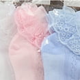 thumbnail image 5 of LYMAYTER 1-12Y 4 Pack Kids Girls Socks Toddler Ruffle Mesh Ankle Socks Soft Cute Dress Princess Socks, 5 of 7