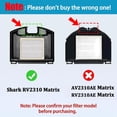 thumbnail image 3 of 4 Pcs Replacement Filters for Shark RV2310 (Not for AV2310AE/ RV2310AE) Matrix Robot Vacuum Cleaner Parts Accessories, 3 of 5