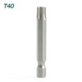 thumbnail image 4 of 10/8/5/1Pc 50/75/100/150Mm Long Torx Screwdriver Bit Tamper Proof Star Drill Bit Screw Driver Tips Hex 1/4 For Rotary Tool T40 Fangkenuo, 4 of 6