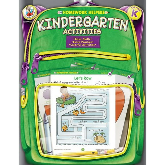 Pre-Owned Kindergarten Activities Homework Helper, 9780768206968, 0768206960, Paperback,