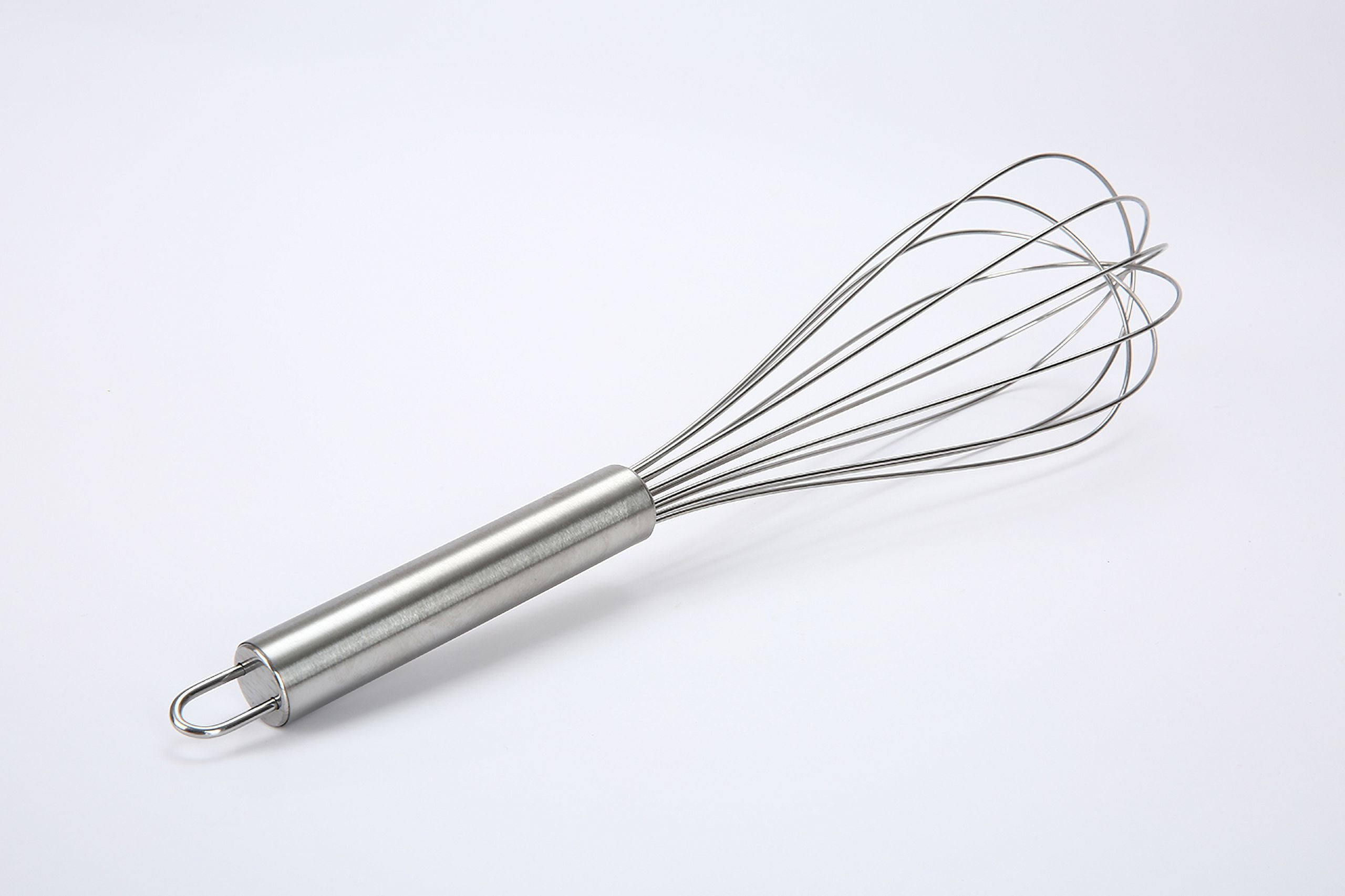 (12 pack) Mainstays 12-inch Stainless Steel Whisk with Loop for Hanging, Silver