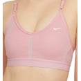 thumbnail image 3 of Nike Women's Indy V Neck Low Impact Sports Bra Pink Size X-Small, 3 of 3