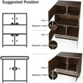thumbnail image 3 of Magnetic Cabinet Door Catch with Magnets for Cabinet Door Latch Closer, Cabinet Magnetic Catch for Kitchen Closet Door Closing Magnetic Door Catch Closer, 3 of 9
