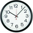 thumbnail image 1 of Universal Indoor/Outdoor Clock, 13 1/2-Inch, Black (11381), 1 of 1