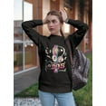 thumbnail image 2 of The True 90s Sound Sweatshirt Women -Image by Shutterstock, Female Small, 2 of 4