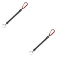 thumbnail image 1 of kurtrusly 2pcs Carabiner Anti -Lost Rope sub -Plier Control Fish Buckle Rope Strong Pull Lanyard 6 Color red 2Set, 1 of 6