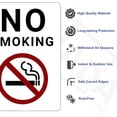 thumbnail image 2 of ADA CENTRAL SIGNS - No Smoking Sign with Icon - ADA Compliant Digitally Printed Text Wall Sign - Smoke-Free Area, No Smoking Allowed Signs for Offices, Businesses, & Restaurants - Plastic 10” x 7”, 2 of 7