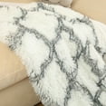 thumbnail image 4 of chaungfeng 70x50CM Small Decorative Extra Soft Faux Fur Throw Blanket, Reversible Fuzzy Lightweight Long Hair Shaggy Blanket, Microfiber Fur Blanket for Couch Sofa Bed, 4 of 6